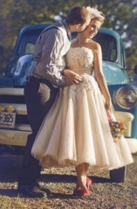 Colored Wedding Dresses by the Wedding Theme