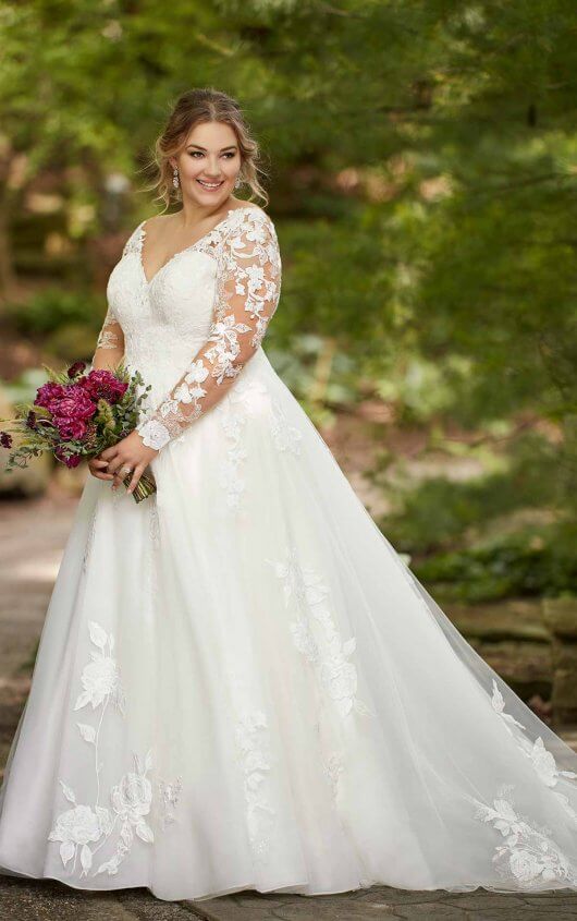 wedding gown for plus size