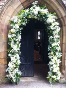 Entrance Arch flower decoration