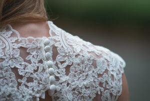 Victorian Wedding Dress Lace Details